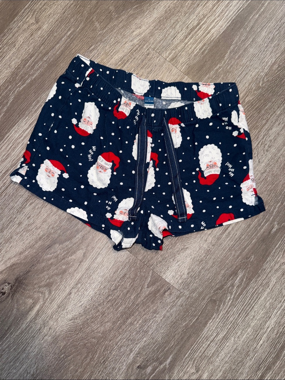 Old Navy Santa Print Sleep Shorts